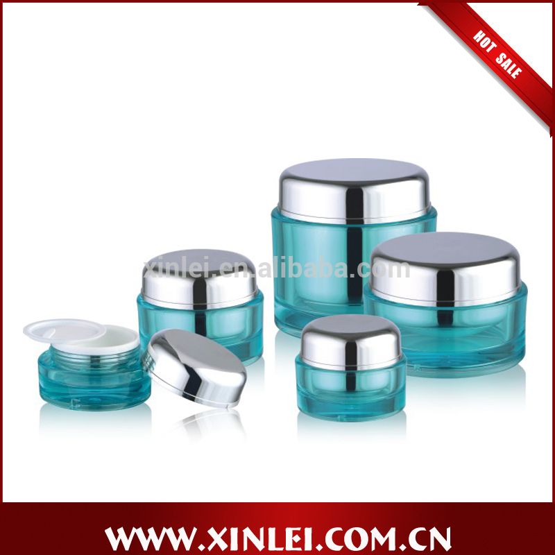 China manufacturer skin care acrylic container face cosmetic cream jar luxury