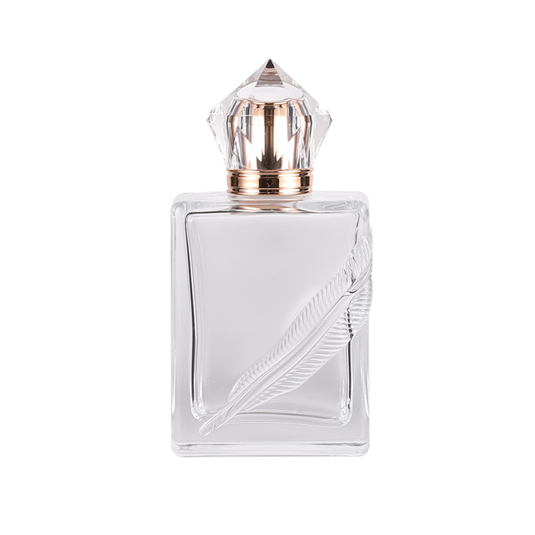 China products factory price custom made glass perfume bottles cosmetic packaging design custom 75ml glass perfume bottle