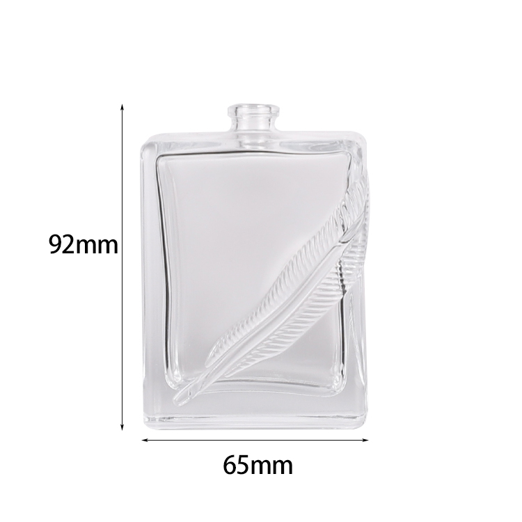 China products factory price custom made glass perfume bottles cosmetic packaging design custom 75ml glass perfume bottle