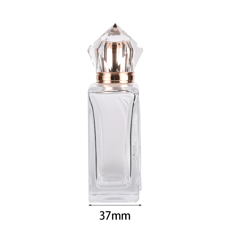 China products factory price custom made glass perfume bottles cosmetic packaging design custom 75ml glass perfume bottle