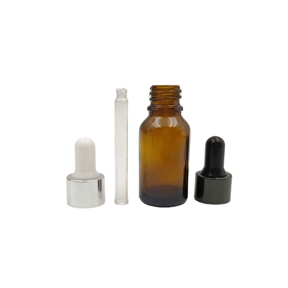 China supplier 5ml 10ml 15ml 20ml 30ml 50ml 100ml amber glass perfume bottle with cap