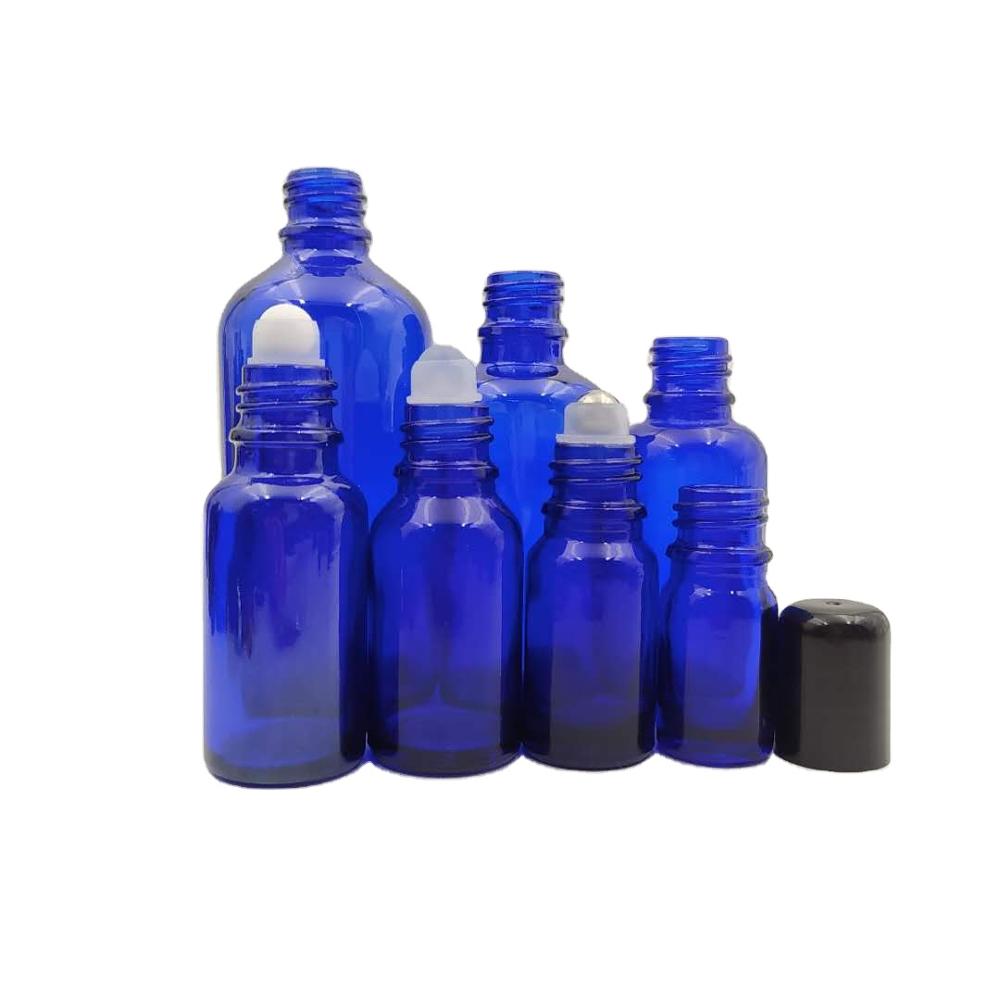 China supplier 5ml 10ml 15ml 20ml 30ml 50ml 100ml glass essential oil bottle with cap