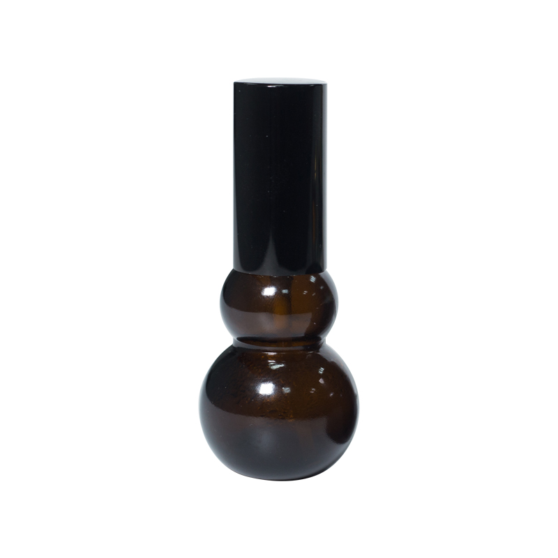 China supplier Translucent Brown Refillable Amber Glass Jar for Body Scrub