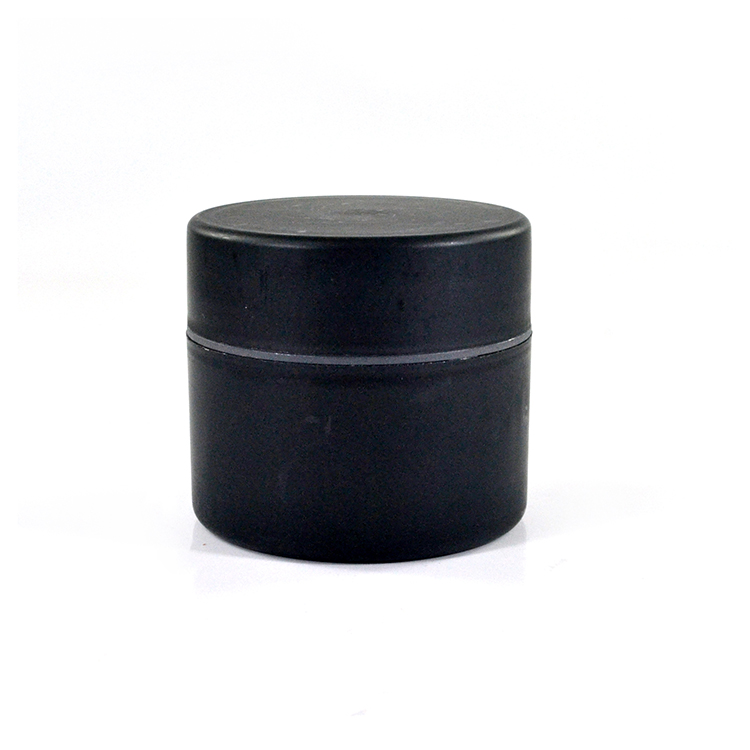 China supplier empty round matte double wall 50g plastic pp cosmetic cream jar with lid