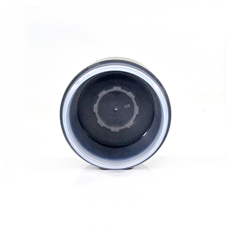 China supplier empty round matte double wall 50g plastic pp cosmetic cream jar with lid