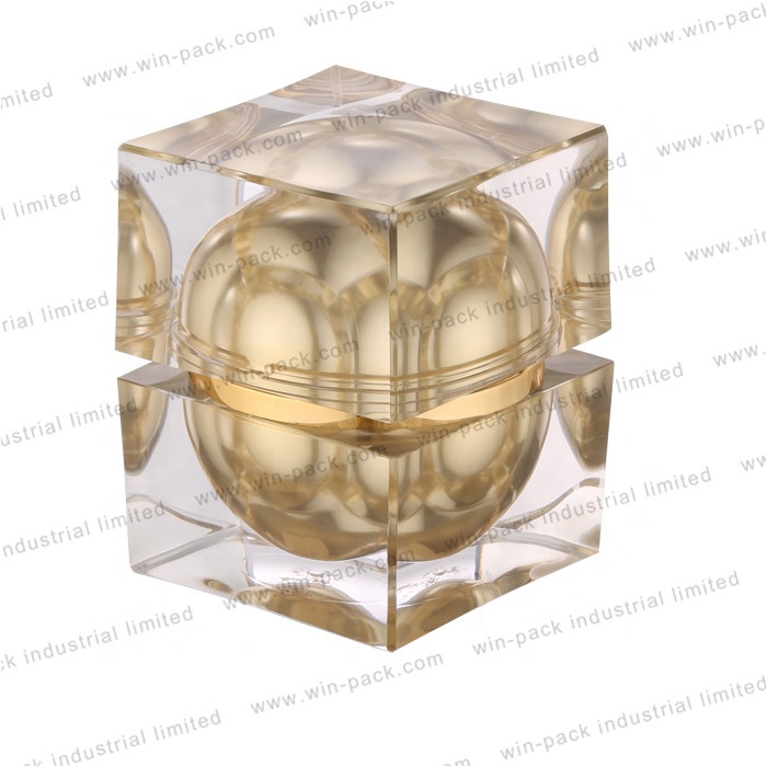 China supplier export acrylic jar for cream cosmetic 15g 30g 50g