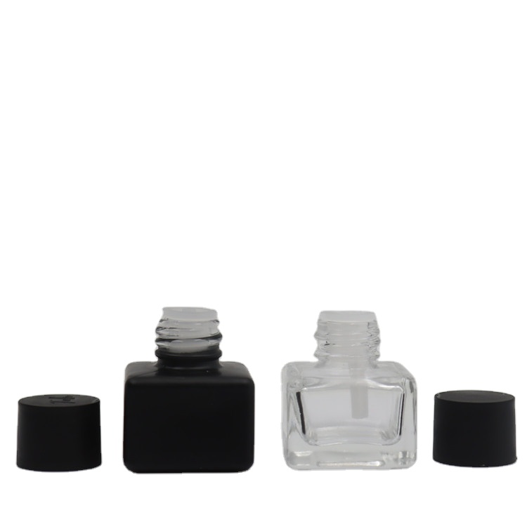 China supplier free sample empty black clear luxury perfume glass bottle with inner beauty