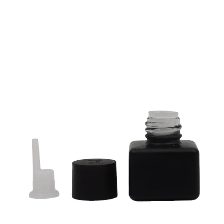 China supplier free sample empty black clear luxury perfume glass bottle with inner beauty