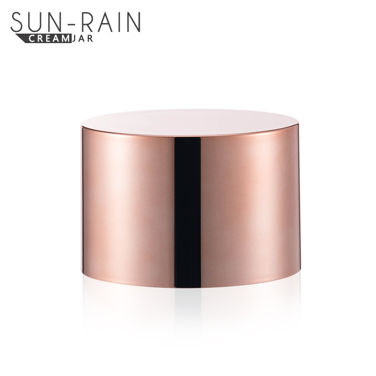 China supplier gold aluminium cap unique 30G 50G cream acrylic jars for cosmetics