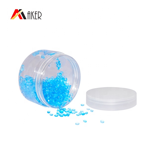 China supplier round 40ml clear PET plastic cosmetic packaging cream jar with air tight lid