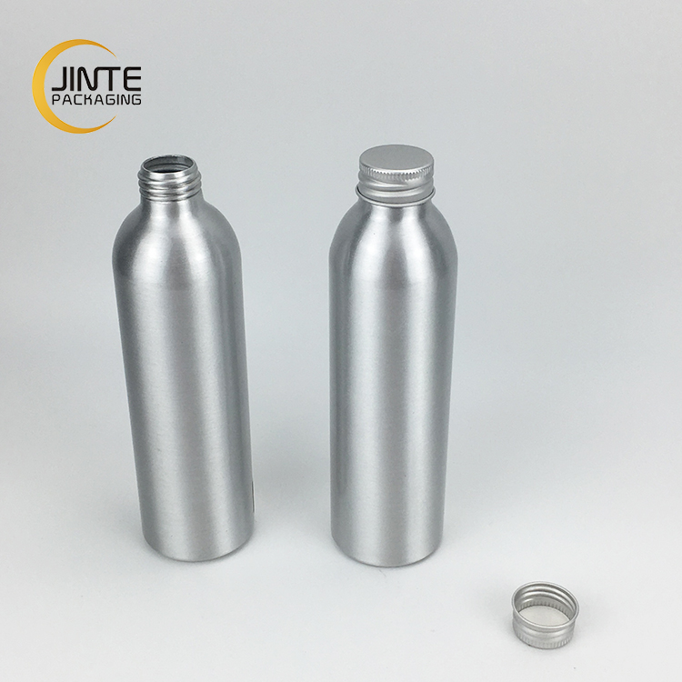 China supplier wholesale cosmetic silver aluminum lid silver aluminum bottle 10ml-1000ml