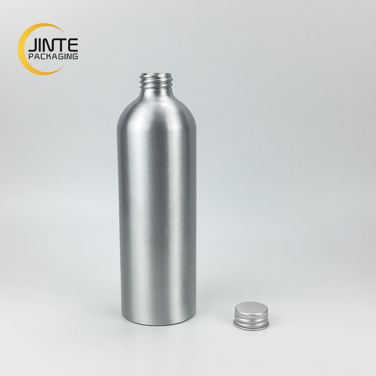 China supplier wholesale cosmetic silver aluminum lid silver aluminum bottle 10ml-1000ml