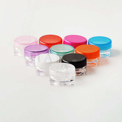 China supply 5g sample cosmetic jar trial cream bottle round little portable seperate plastic jar