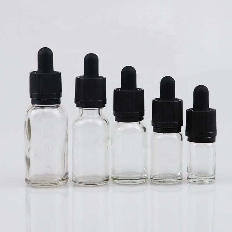 China tincture bottle 30 ml round glass dropper bottle essential oil 30ml e liquid bottle with round pipette