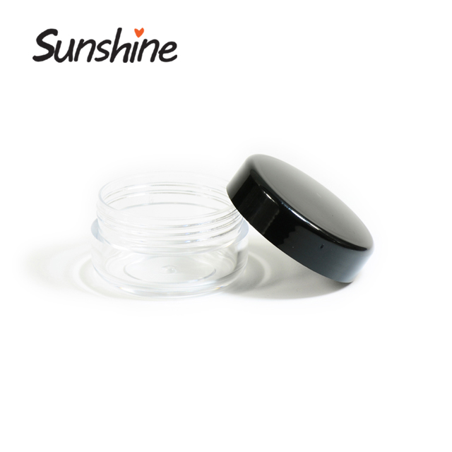 China wholesale Mini PP Plastic Cosmetic Jar for 100pcs one set