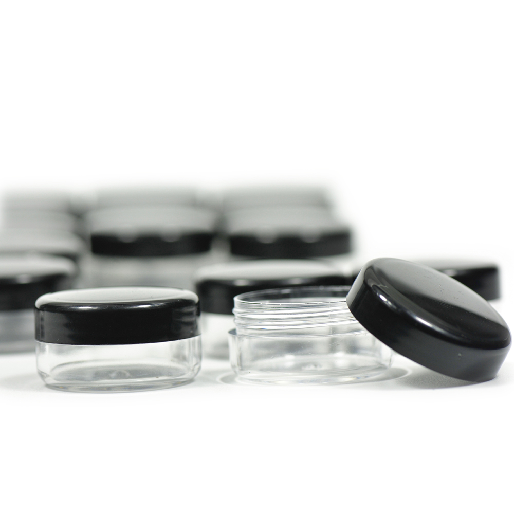 China wholesale Mini PP Plastic Cosmetic Jar for 100pcs one set