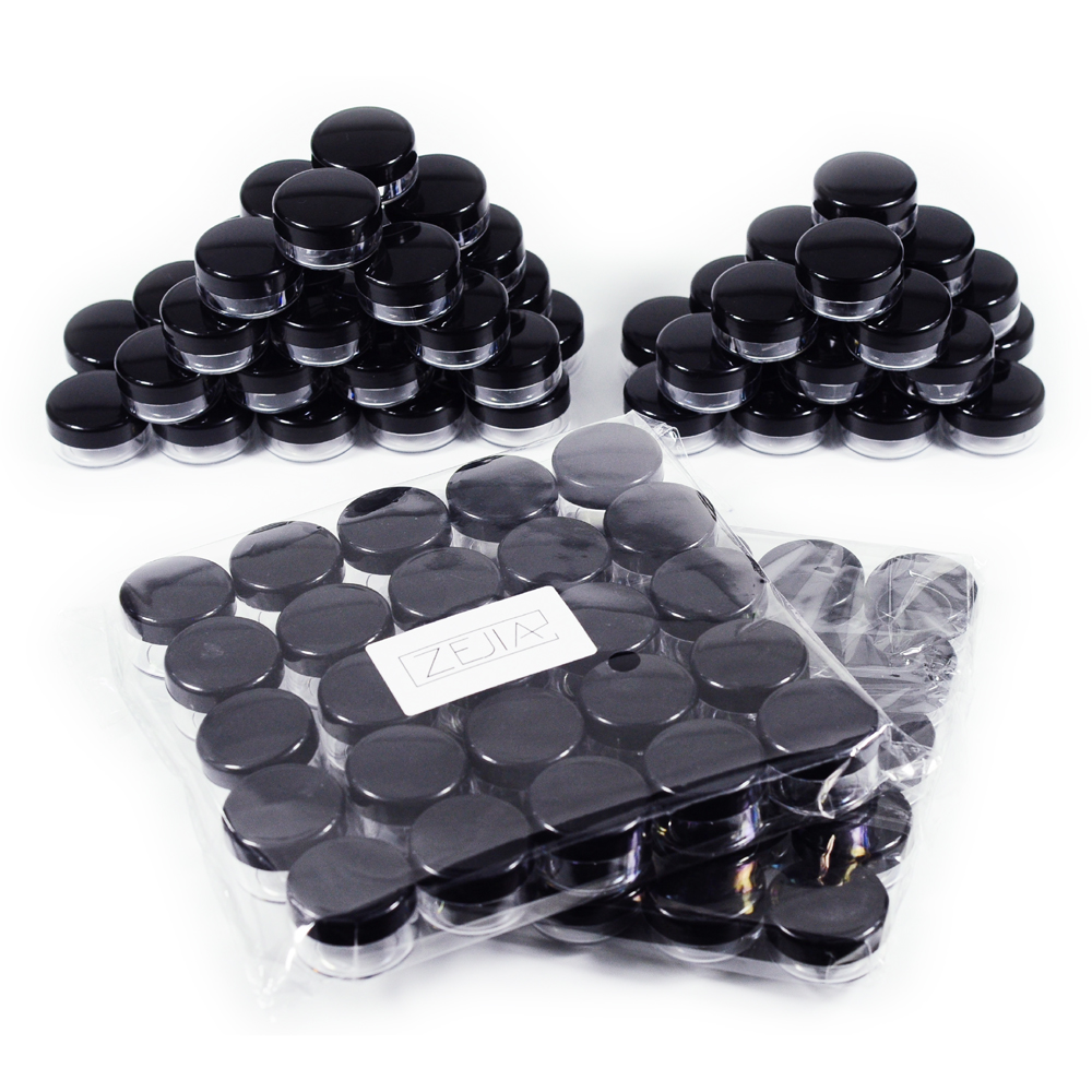 China wholesale Mini PP Plastic Cosmetic Jar for 100pcs one set