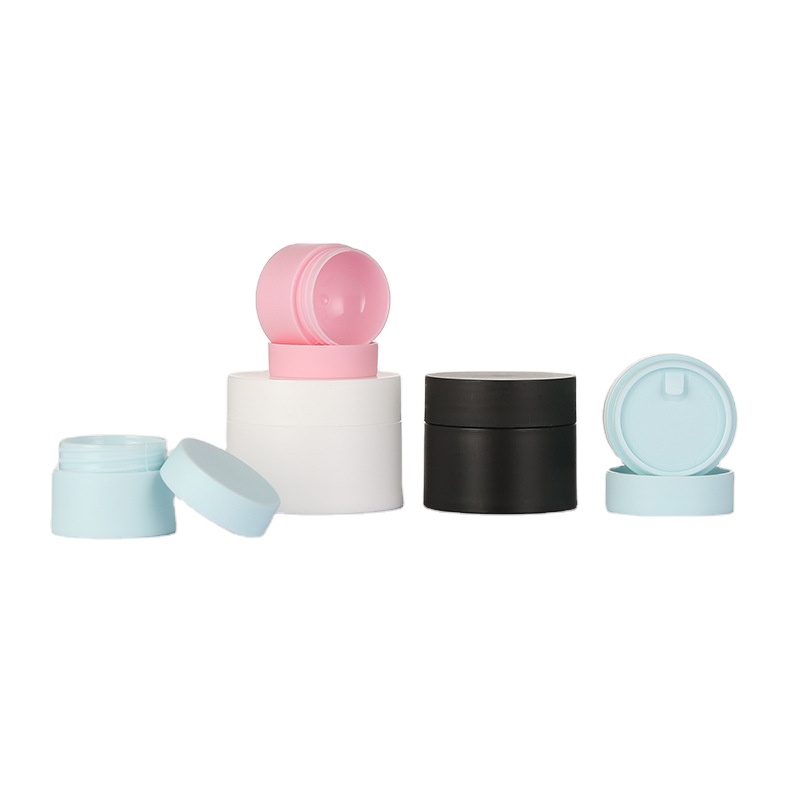 Chinese Fabrication Professional Colorful 50g Empty Face Body Cream Jars Plastic Jar For Skin Care Creams