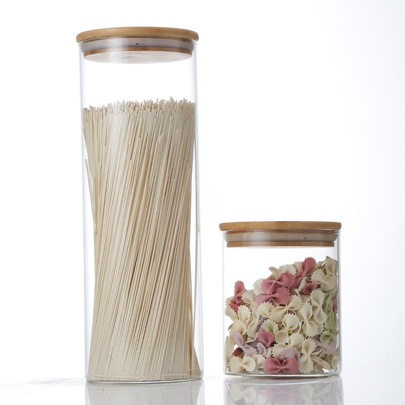 Chinese Factory Direct Wholesale Borosilicate Kitchen Storage Glass Jar Customized Multiple Specifications