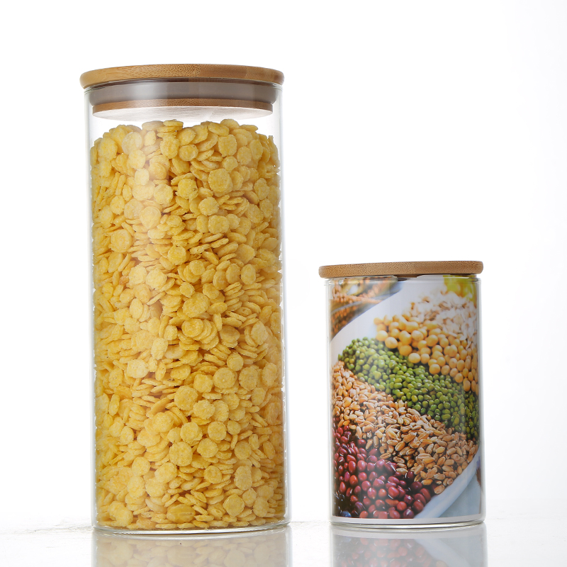 Chinese Factory Glass Food Storage Jar Decorative Storage Jars Storage Bottles Jars Spice