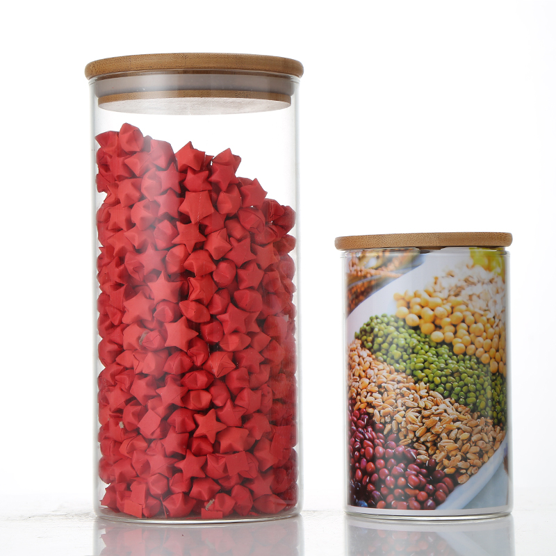 Chinese Factory Glass Food Storage Jar Decorative Storage Jars Storage Bottles Jars Spice