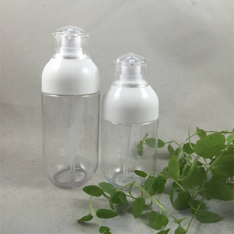 Chinese Factory PET Perfume Bottles With Pump Sprayer Milk Latex Bottle
