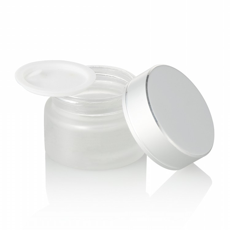 Chinese Manufacturer Wholesale 50g Glass Cream Cosmetic Jars
