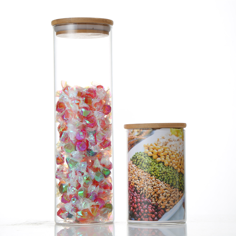 Chinese Manufacturers Borosilicate Glass Storage Jar Hermetic Customized Multiple Specifications