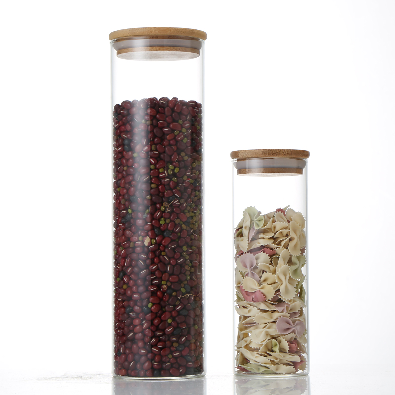 Chinese Manufacturers Borosilicate Glass Storage Jar Hermetic Customized Multiple Specifications