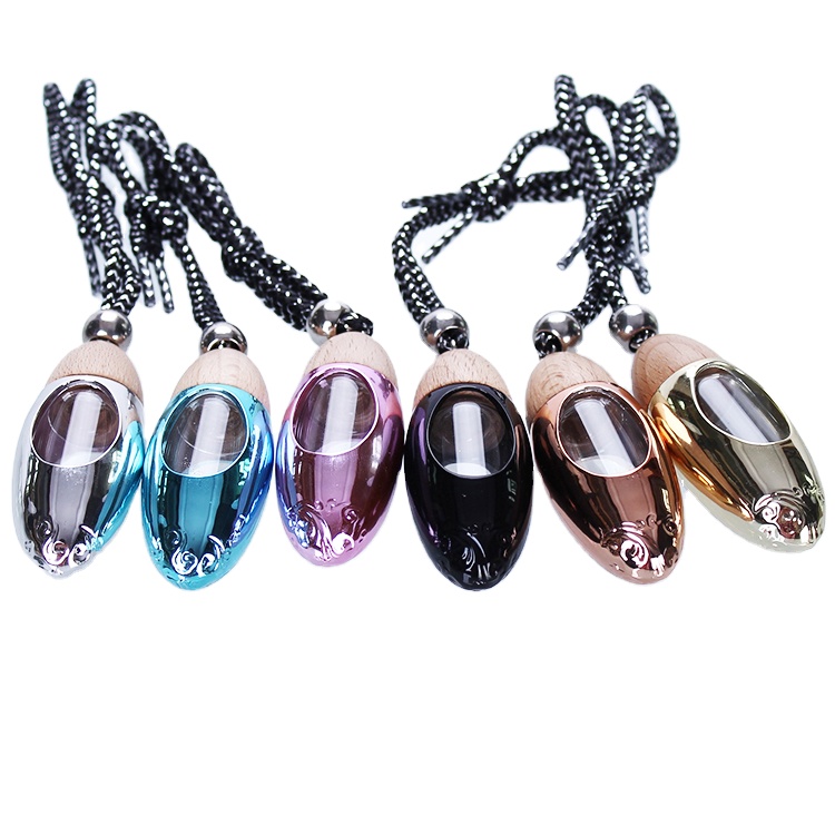 Chinese Supplier New Product 10ml Bullet Car Air Freshener Perfume glass Bottle With Rope aroma diffuser