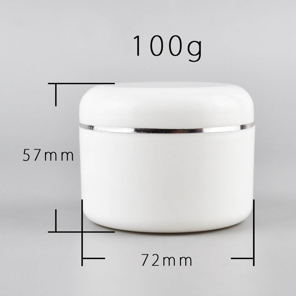 Chinese cosmetic cream packaging bottle 50ml 100ml 150 ml round plastic jar