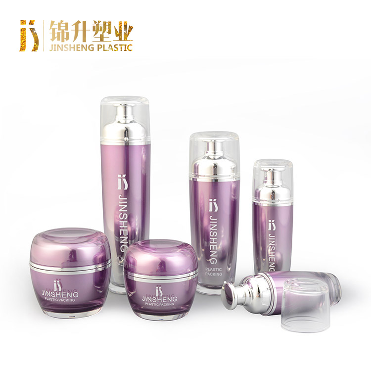 Chinese factory custom eco-friendly empty acrylic containers for cosmetics