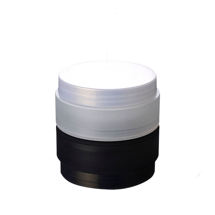 Chinese high quality 100ml Clear recycled mini plastic jar with lid
