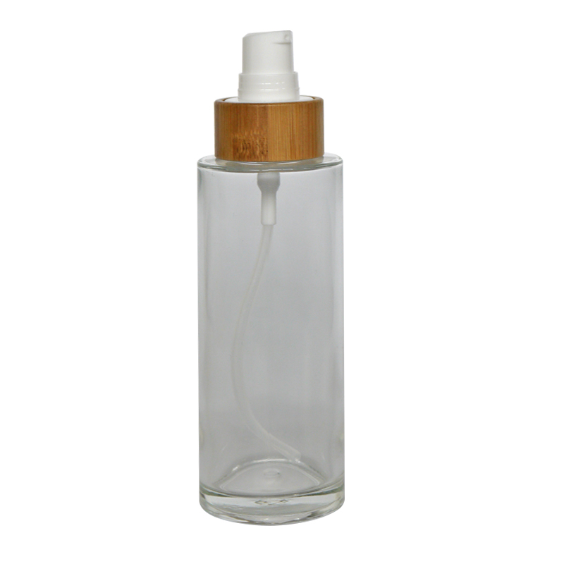 Chinese manufacturer 10ml 20ml 30ml 50ml 100ml body mist glass spray bottle with bamboo cap