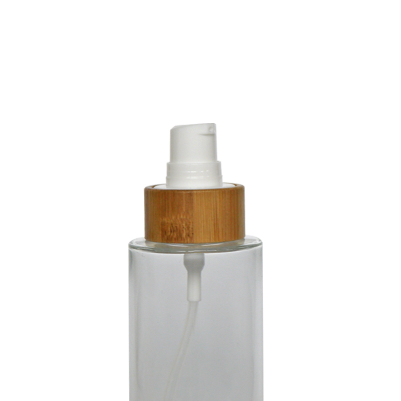 Chinese manufacturer 10ml 20ml 30ml 50ml 100ml body mist glass spray bottle with bamboo cap