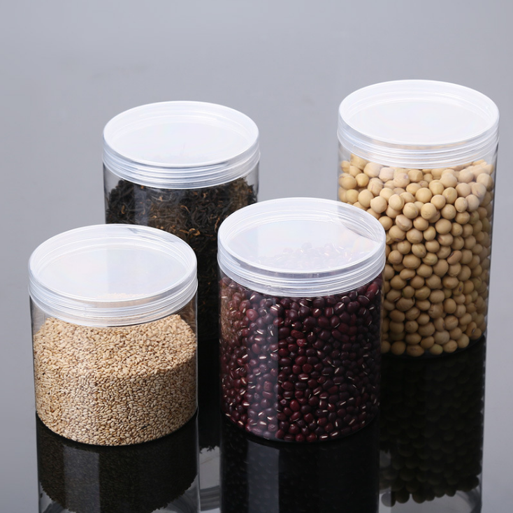Chinese manufacturer cheap PET 80ml 100ml 120ml 120ml 150ml 180ml 200ml 250ml 8 oz amber 4 oz cosmetic jar with aluminum lid