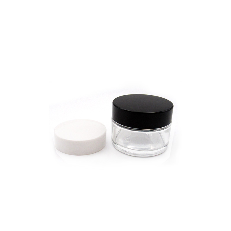 Chinese manufacturer wholesale 5g 10g 15g 20g 30g 50g 100g empty luxury matte glass cream cosmetic jar