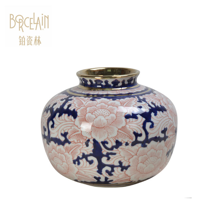 Chinese manufacturers exquisite antique decorative porcelain ceramic ginger jars