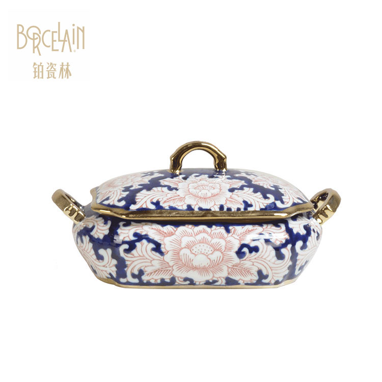 Chinese manufacturers exquisite antique decorative porcelain ceramic ginger jars