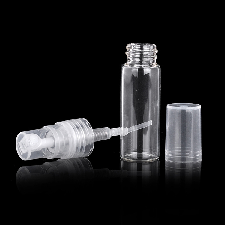 Chinese supplier clear glass perfume spray bottle 5ml 10ml for cosmetic essential oil