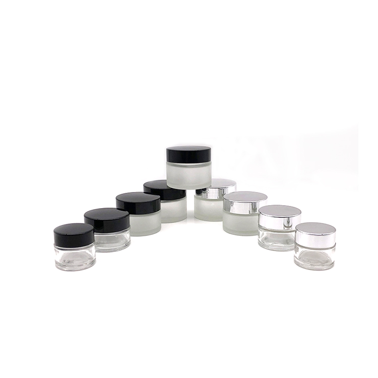 Chinese supplier cosmetic jar 30ml 50ml cream packaging clear