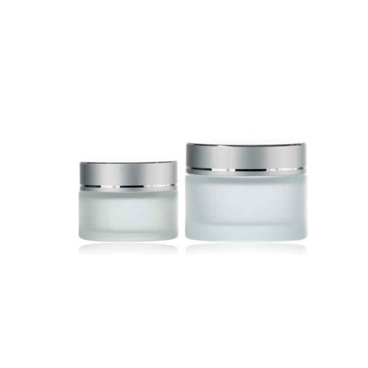 Chinese supplier cosmetic jar 30ml 50ml cream packaging clear