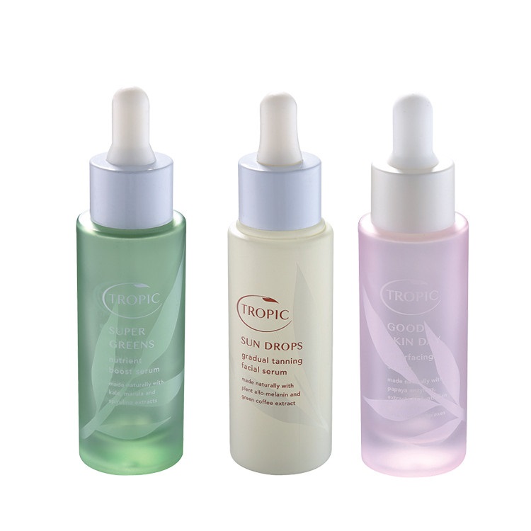 Chinese supplier manufacturer custom your design colorful 30ml glass dropper bottle