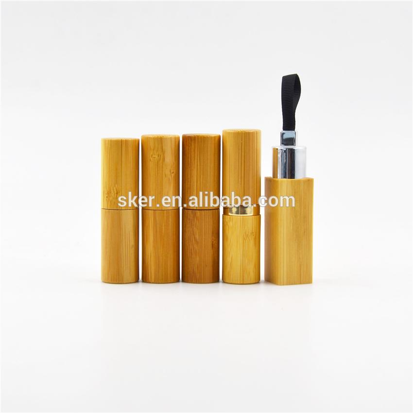 Christmas Customized biodegradable bamboo cosmetic jars /bottles packaging