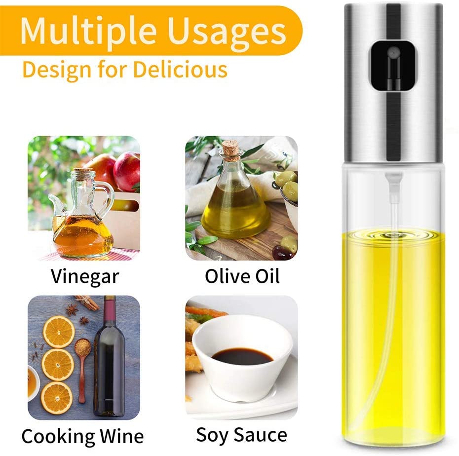 Chrt Cooking, BBQ, Salad, Baking, Roasting, Grilling 100ml Bottle Olive Oil Sprayer