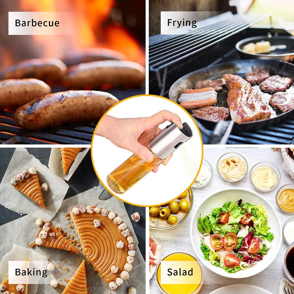 Chrt Cooking, BBQ, Salad, Baking, Roasting, Grilling 100ml Bottle Olive Oil Sprayer