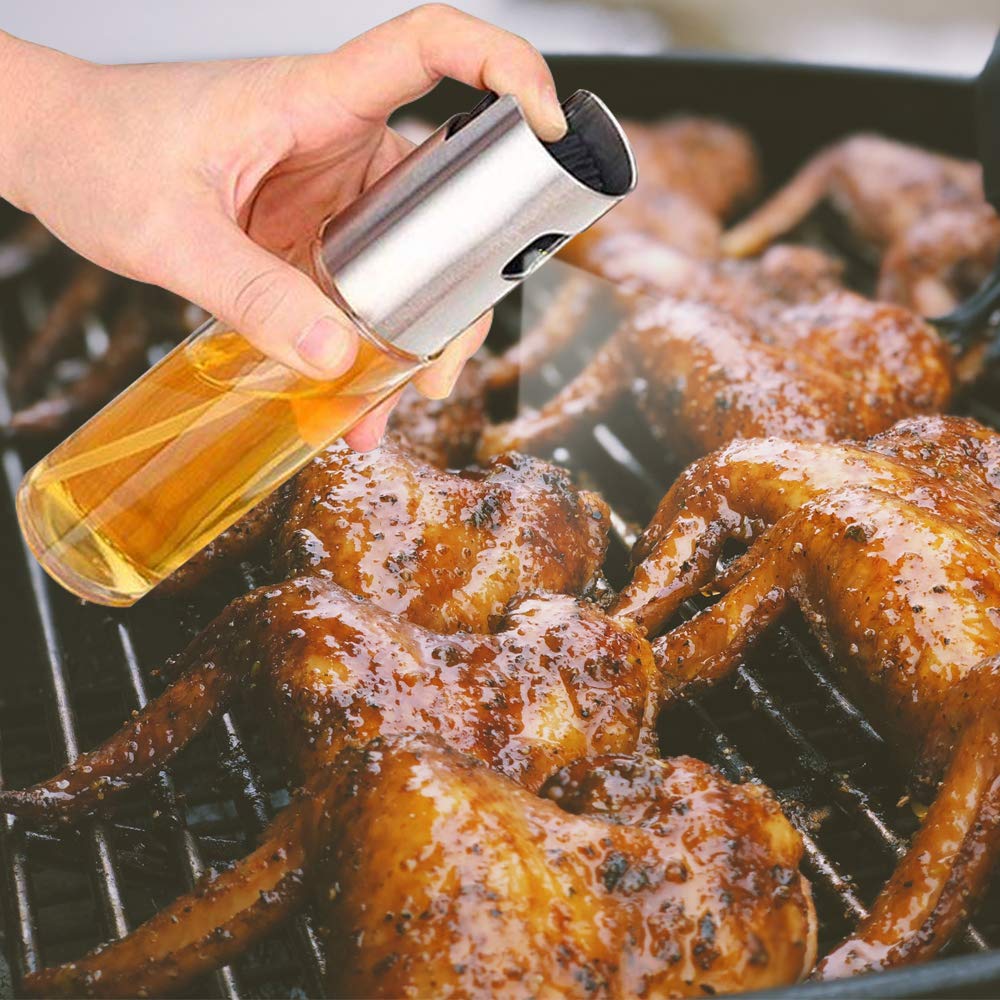 Chrt Portable Making Salad Baking Roasting Grilling Kitchen Vinegar Camping Use Outdoor BBQ Cooking Dispenser Oil Sprayer