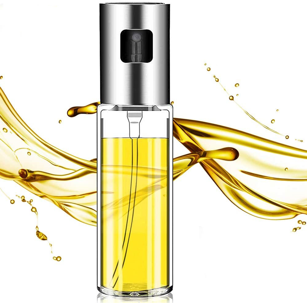 Chrt Refillable Oil Vinegar Spritzer with Oil Spray Bottle for Cooking Salad Grilling Roasting