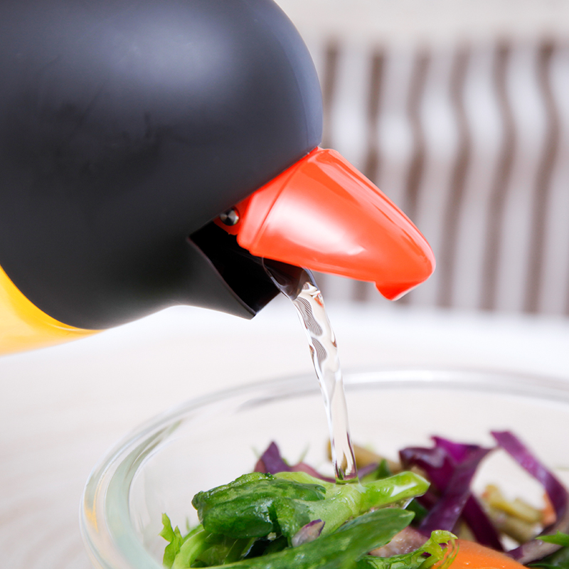 Citylife Kitchen Automatic Opening Cooking Oil Container Oil Vinegar Cruet Glass Olive Oil Dispenser Bottle Container Pot Set