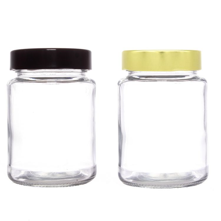 Classic Refillable 380ml Glass Jars for Honey Jam and Sauce Packaging